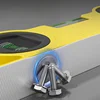 Torpedo Type Strong Magnetic Horizontal Ruler High Precision Solid Cast Aluminum Balance Ruler 3 in 1High-precision Level Bubble 4