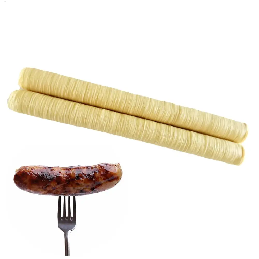 Hüllen für die Herstellung von Wurstsalami, Kaliber 26 mm, Länge 14 cm, Hot Dog Home Use Basters Wurstverpackungswerkzeuge – Detail 11