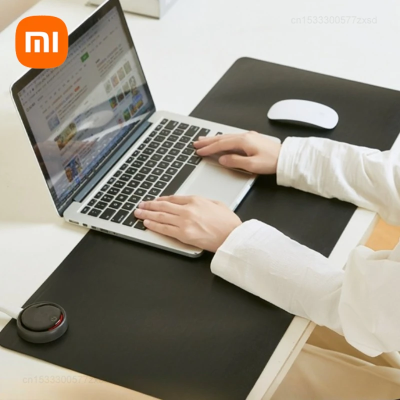 Xiaomi-xinke Digital Elétrica Aquecida Mouse Pad Gaming Office Computer Desk Mat Deskpad Grande Controle de Temperatura Engrenagens