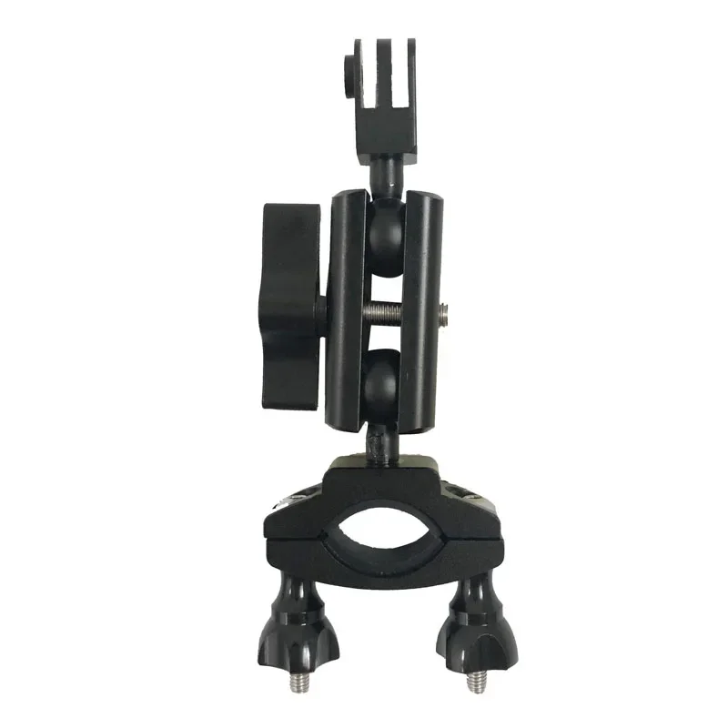 Newest 360 Rotatable Adjustable12-38mm All-Aluminum Handlebar Bike Ski Pole Mount for Go Pro He ro 7 6 5 4 3+ 3 Osmo Action