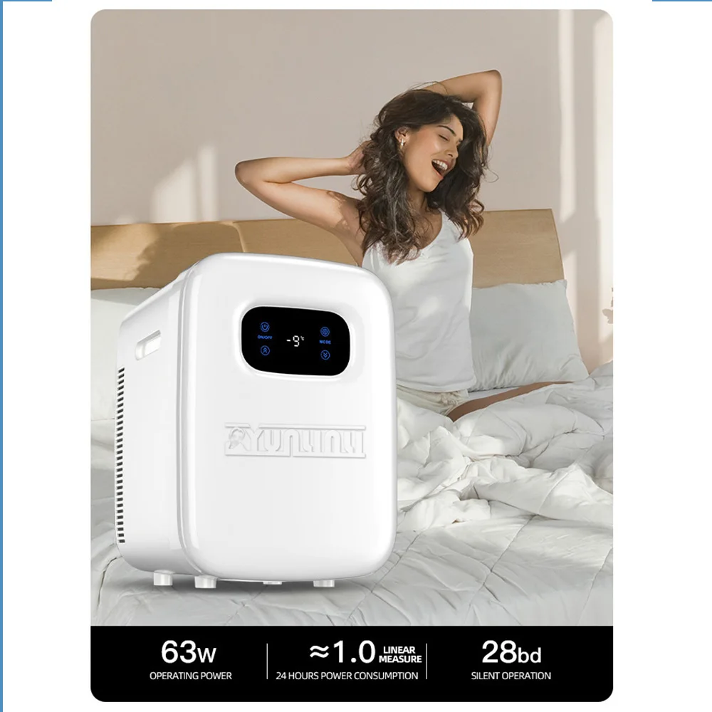 20L Car Refrigerator Portable Mini Multifunction Beauty Makeup Cosmetic Fridge Drink Cooling Fridges Auto Refrigerator
