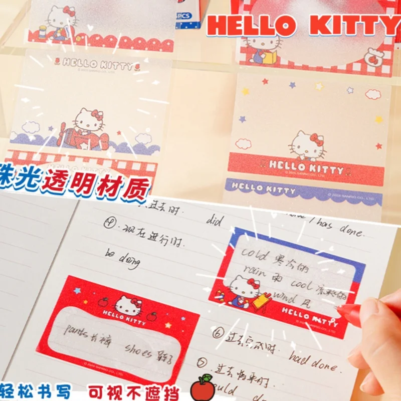 2026 Transparent Pull-Out Cartoon Sticky Notes for Students And Office Use Sticky Notes Pad - 2
