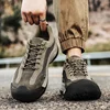 Golden Sapling 2025 Men's Casual Shoes Spring Summer Outdoor Hiking Sneakers Retro Splicing Leather Mesh Climbing Footwear Male 5