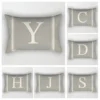 Home Decor 26 Letter Alphabet Pillowcase autumn decoration pillow cushion cover decorations throw pillow covers30*50 40x60 50*70 1