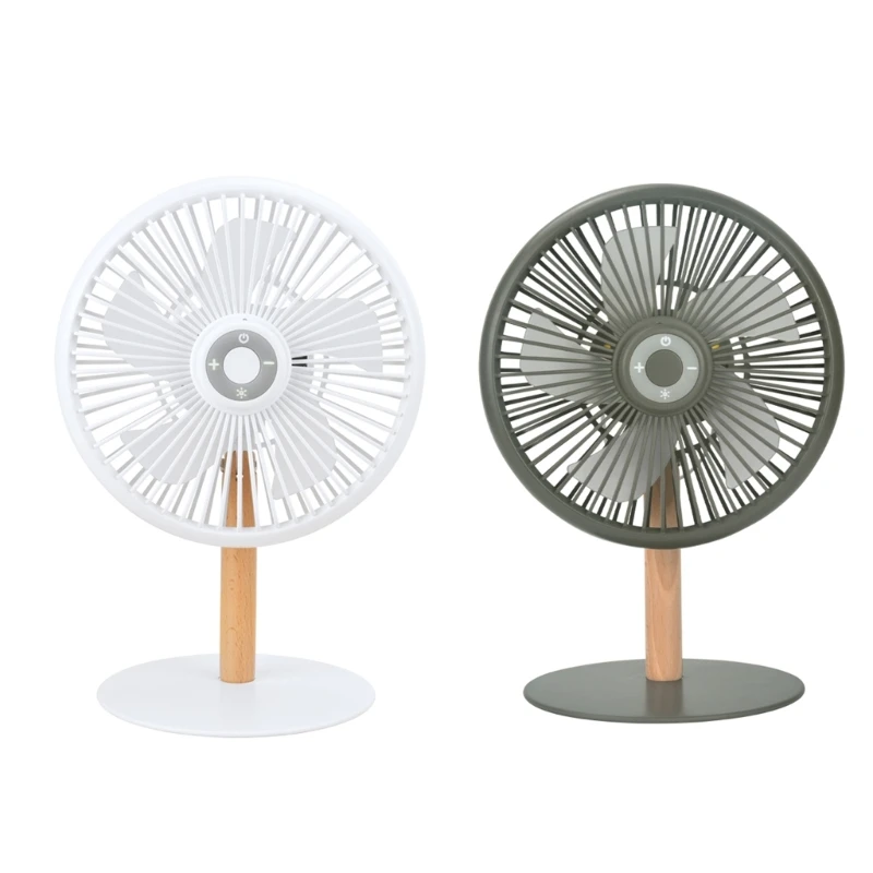 

K0AC Portable USB Fan Light with 4000mAh Battery and Remote Control Cooling Fan