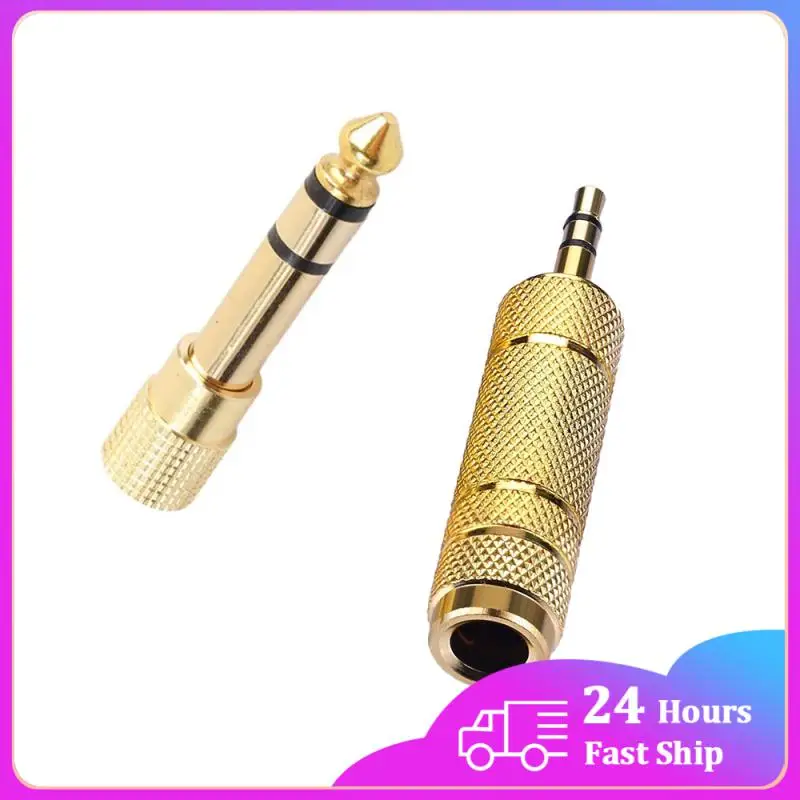 3.5 mm Male to 6.35 mm Female and 6.35 mm Male to 3.5 mm Female Stereo Jack Adap