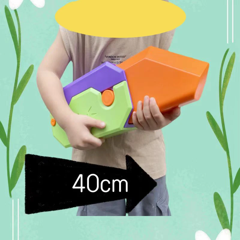 

40cm Giant Radish Knife Big Mac Toy 3D Decompression Gravity Super Large Model Creative Novel Children Toys Holiday Gifts