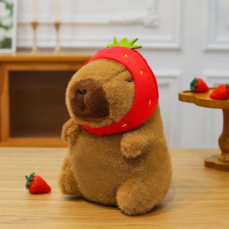 Capybara Plush Toy - Soft, Fluffy Decorative Pillow