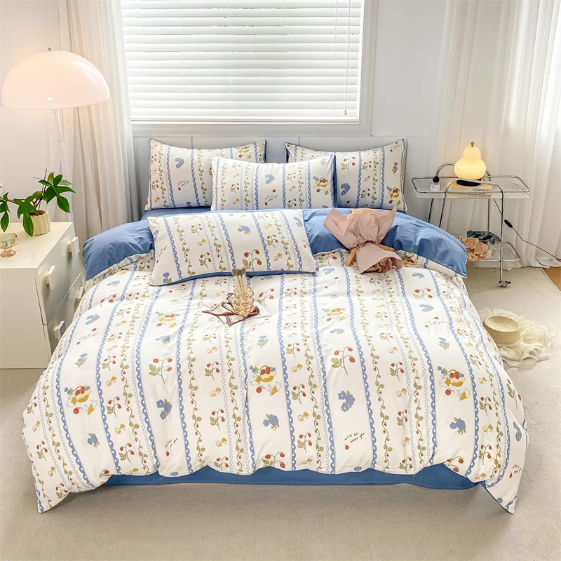 

4-piece bedding set comforter set Soft and comfortable for be suited to four seasons Suitable for the room dormitory