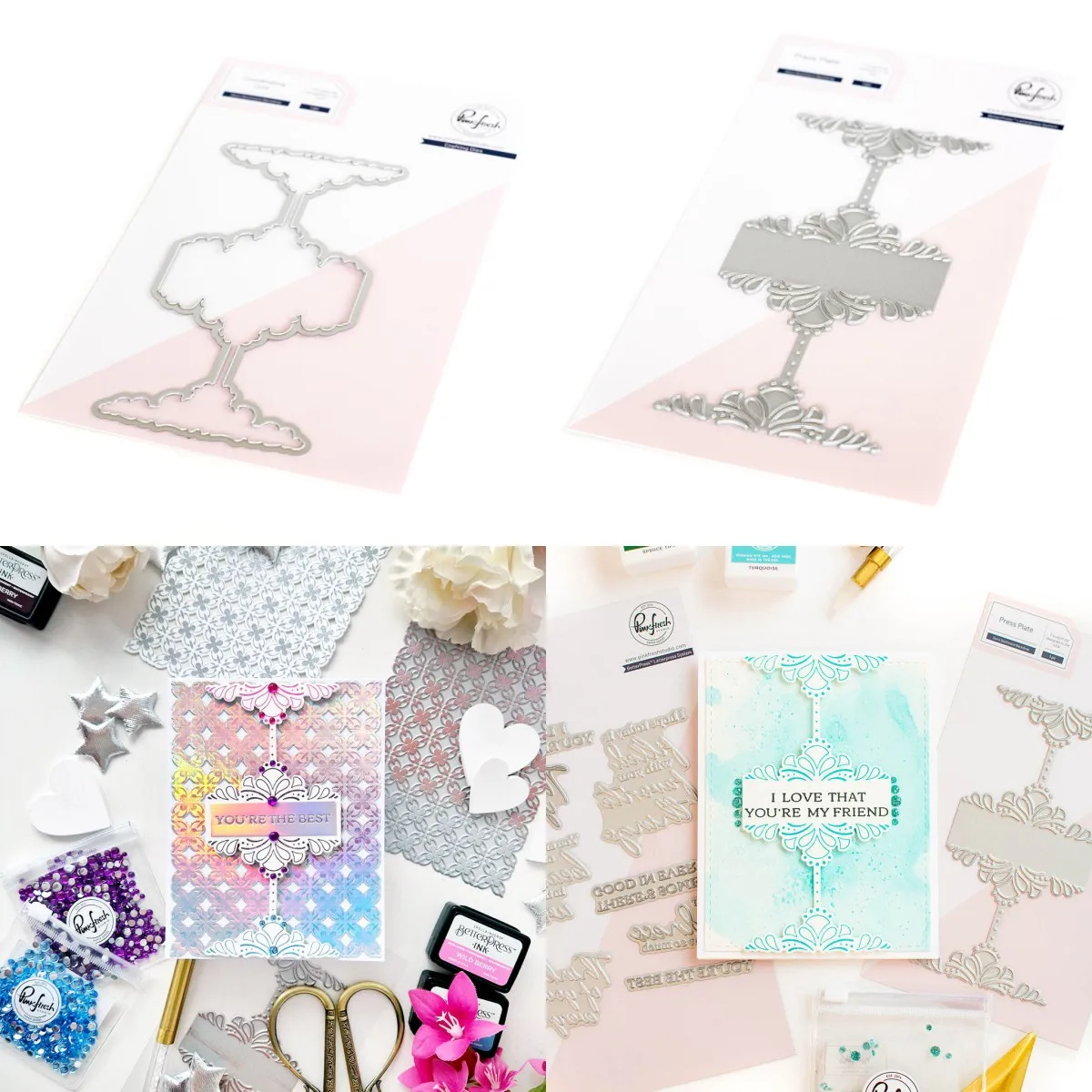 

New Deco Sentiment Backdrop Metal Cutting Dies Press Plate For Decorating Scrapbook Diy Card Album Mould Embossing Craft 2024