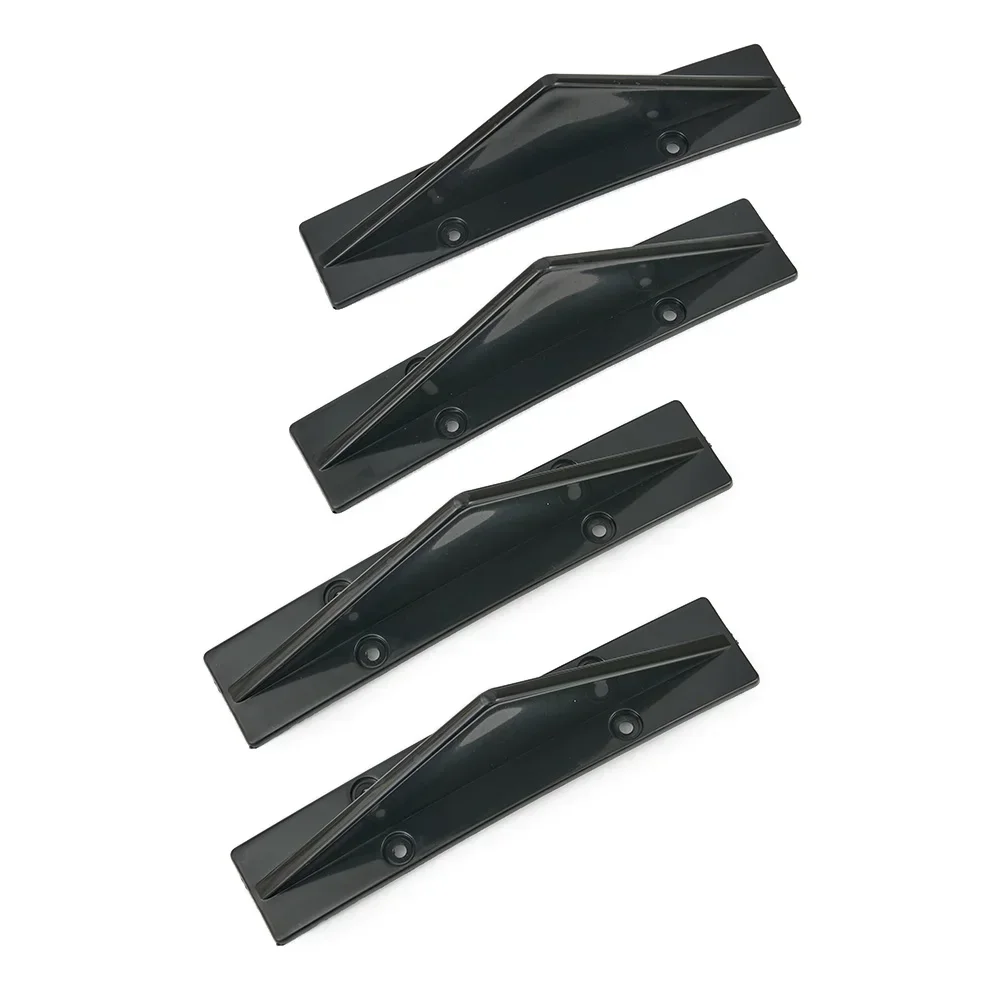 4pcs/set Car Rear Bumper Diffuser Caps Universal Rear Bumper Diffuser LipSplitte Fin Trim Cap For 300,car bumper spoiler,bumper lip,bumper lip decoration,car rear bumper lip
