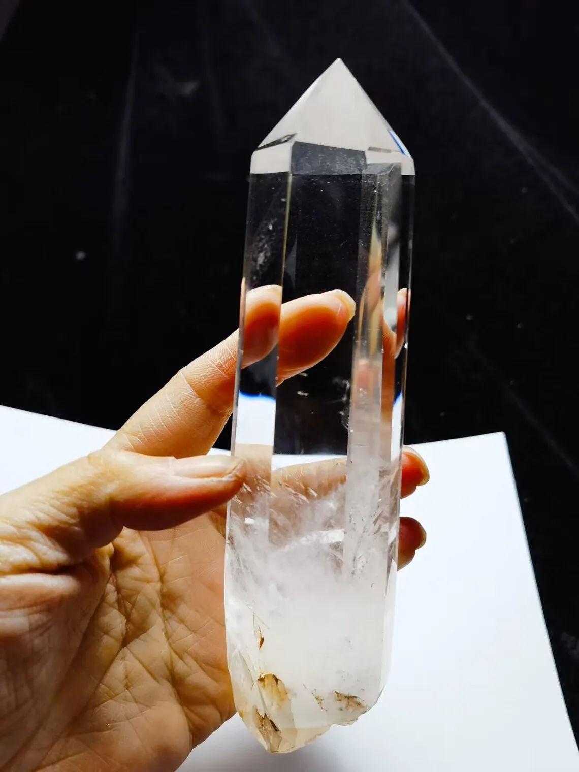 Natural Himalaya Clear Quartz Crystal Point Meditation Reiki Healing Lemurian Stick Ornaments Home Decor Gift 5