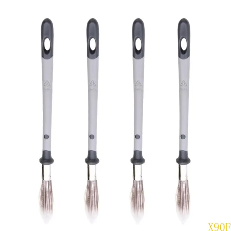 X90F Set of 4 Corner Paint Brushes for High Performances Edging and Detailing