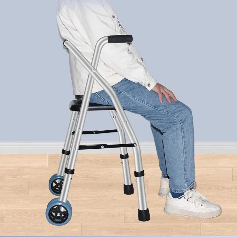 Rehabilitation Walking Aid,Walking Aid for The Elderly,Anti-fall Trolley,Walking Armrest,Walking Stick Walker,Walker