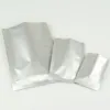 7x10cm 200pcs Pure Aluminium Bags - Silver White Heat Seal Purely Foil Plastic Food Pouch Shampoo/Powder Package Vaccum Sealable 5