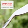 New Garlic Digging Shovel Agricultural Stainless Steel Flower Shovel Gardening Weeding Dig Wild Herbs 3-Point Shovel Garden Tool 5