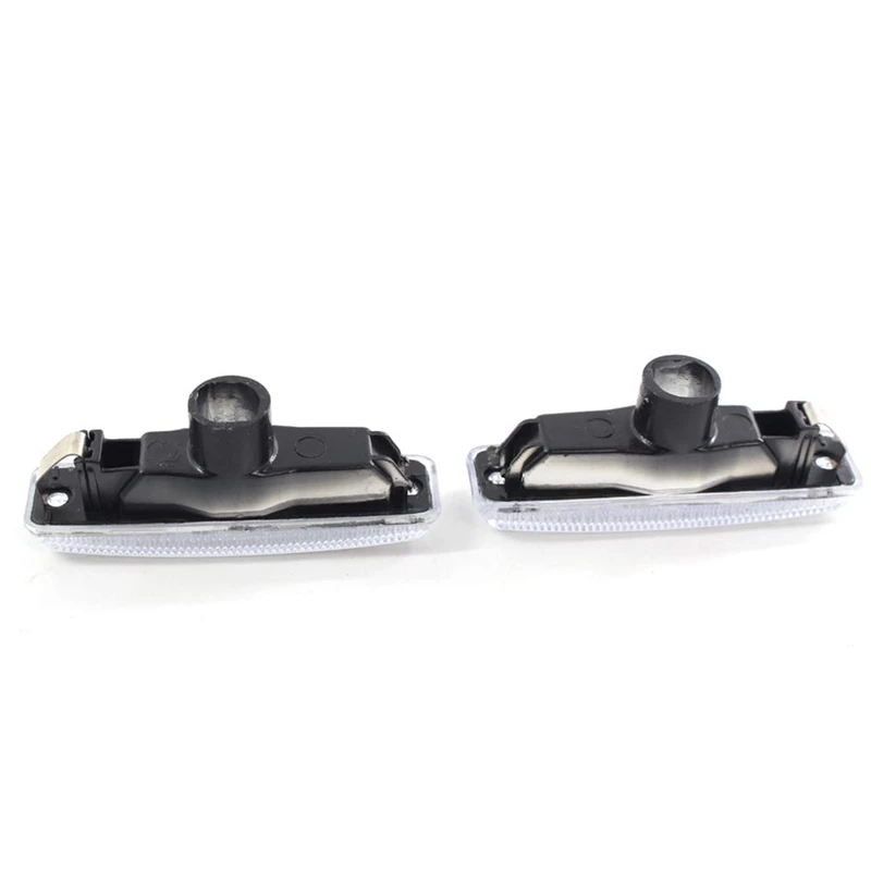 1 Pair Front Fender Side Marker Light With 1 Pair Front Rear Brake Pad Wear Sensor Kit, For BMW 5 Series E39 528I