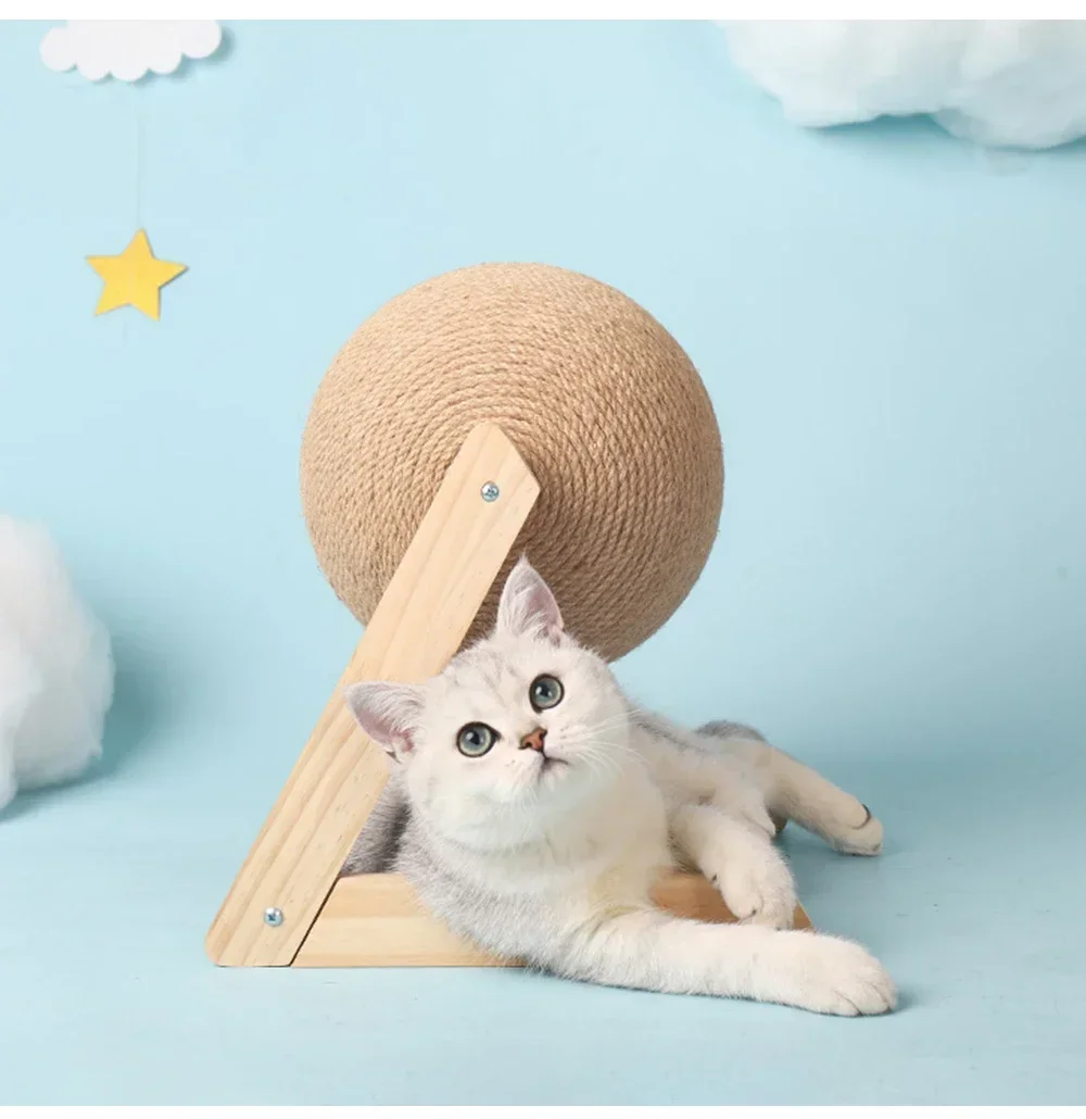 

Игрушки для кошек, износостойкая Когтеточка, сизальная Когтеточка для бега, веревка для домашних животных, товары для питомцев, мяч, котенок, шлифовальные лапы
