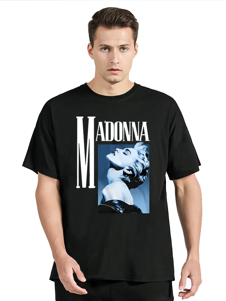 Summer Vintage Madonna Printing Graphic T-Shirt Classic