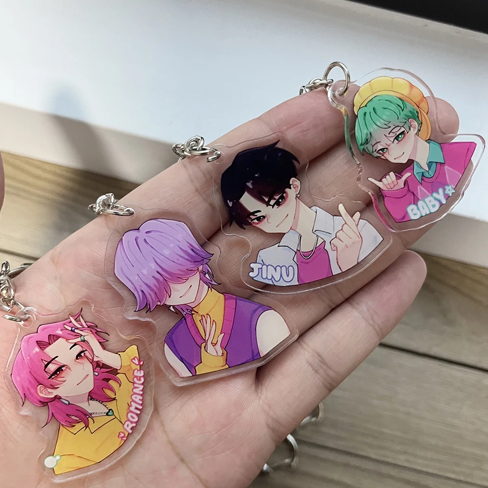 Kpop Demon Hunters Huntrix 2D Flat Acrylic Keychains Collectible