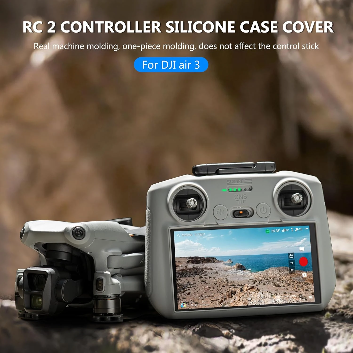 STARTRC RC 2 Silicone Protective Cover Case For DJI Mini 4 Pro/Air 3 Compatible With DJI RC 2 Remote Controller