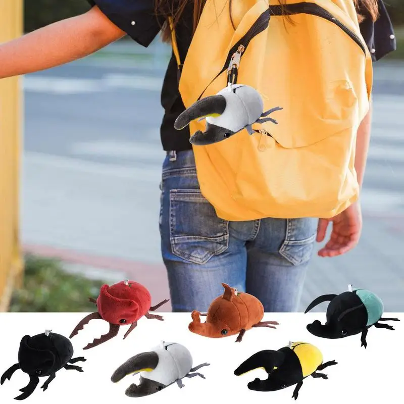 

Beetle Plush Realistic Chalcosoma Atlas Animal Beetle Beetle Plush Toy Beetle Toys Model Dolls Plush Keychain For Girls Boys