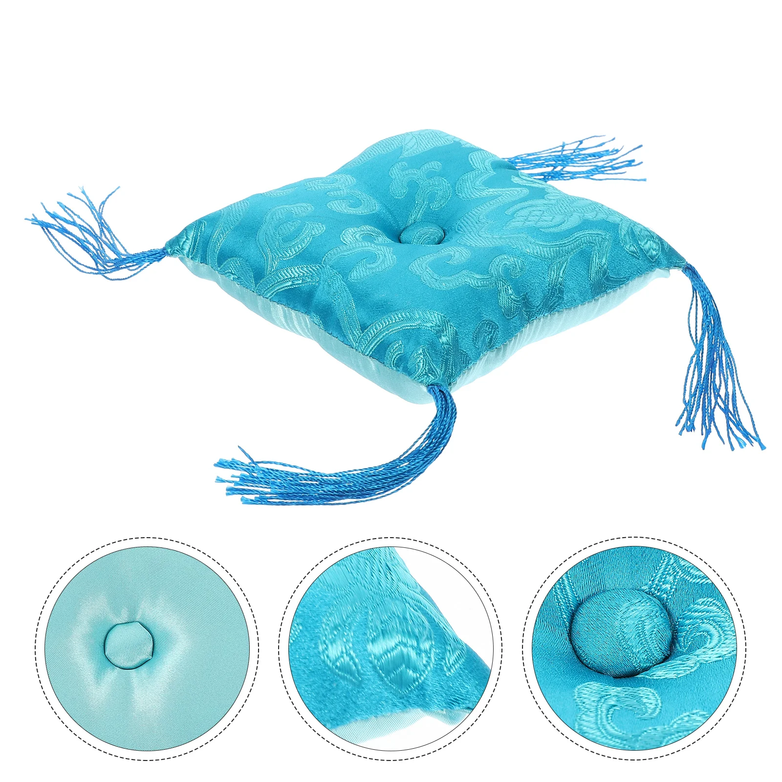 Bowl Singing Cushion Buddha Sound Bowl Pad Decorative Pad Buddhist Mat Protective Holder Buddhism Accessory Meditation Mat 4