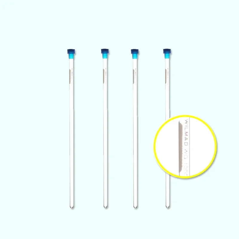 Wilmad 10pcs 20pcs 50pcs 100pcs Lab Glass NMR Tube 5mm Nuclear Magnetic Solvent and NMR Carbon Hydrogen Spectrum Economical Cap