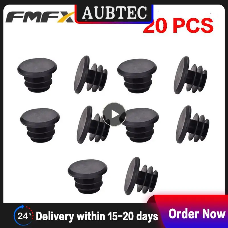 20pcs Bicycle Handlebar Plugs Classic Delicate Bike Handlebar End Plug Plastic Mountain Road Cycling Grips Cap Covers Bike Parts