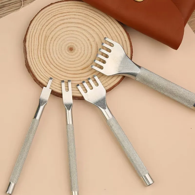 IMZAY Leather Manual Sewing Machine Speedy Stitcher Leather Sewing Tools Kit Leathercraft Punching Groover Tools Accessories Set