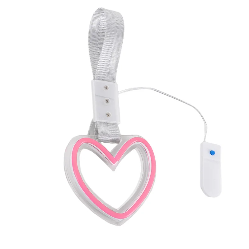 Heart Shaped Car Handle Straps Decorative Subway Train Bus Handle Easy To Install Car Handle Straps Drift Charm Interior Exterior Decor Haoyisph I.789356401
