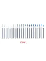 DSPIAE Model Making Tool PB Series Full Section Tungsten Steel Pushing Knife Head 0.1-3.0MM Multiple Models 2