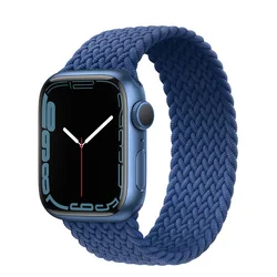 Elastic Braided Solo Loop Bracelet - S (1Atlantic Blue)