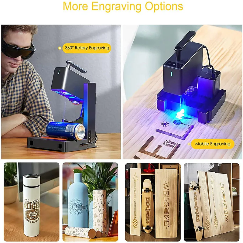 LaserPecker 2 Handheld Laser Engraver & Cutter US / Deluxe