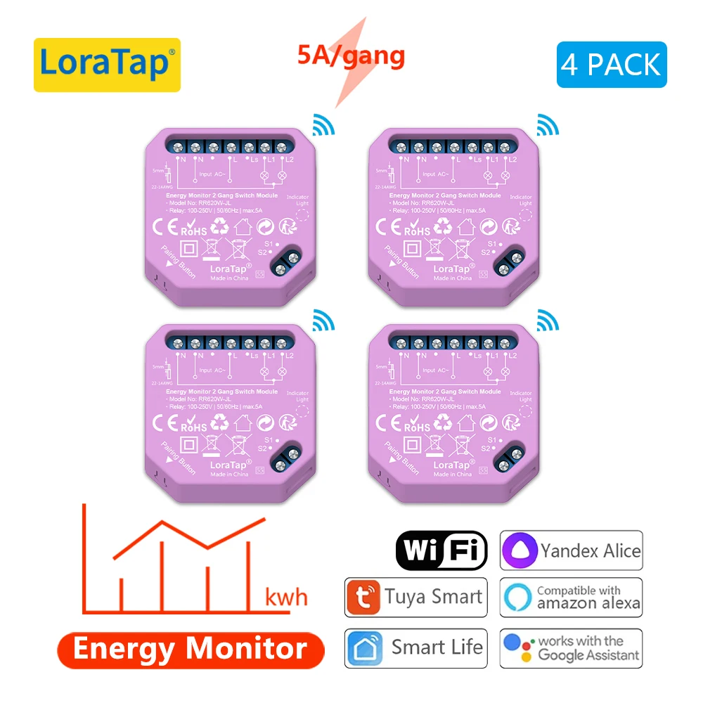 Power Monitor 4pcs