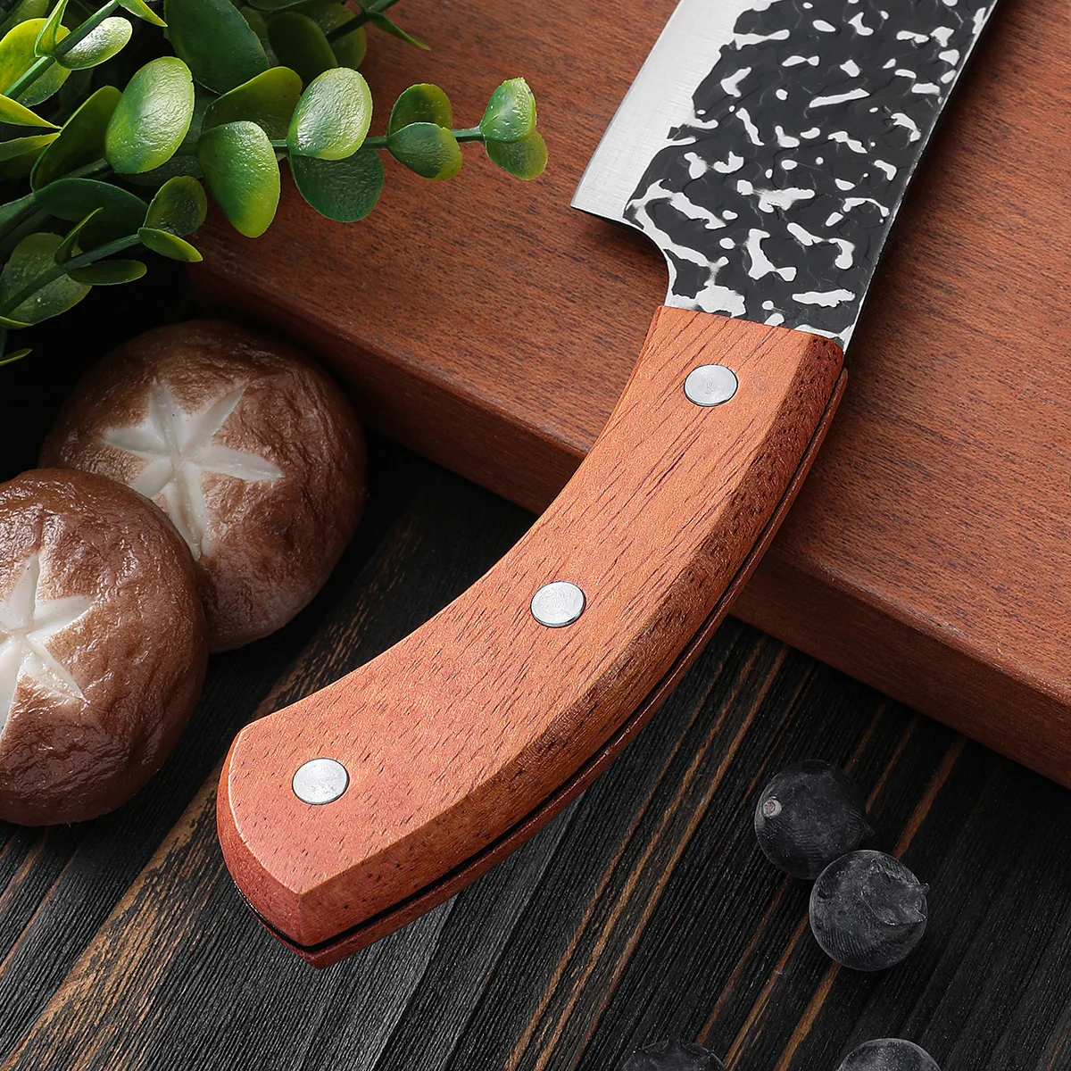 Küchenchef Ausbeinmesser Geschmiedeter Edelstahl Professionelle Küchenmesser Handgefertigtes Fischmesser Fleischbeil Metzgermesser – Detail 3