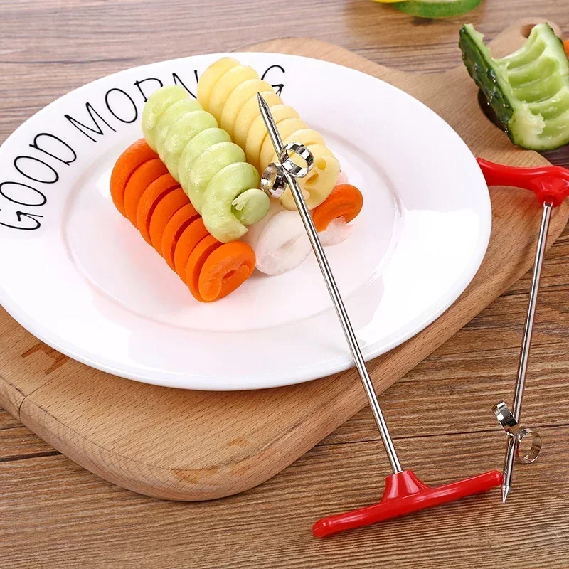 Potato Vegetables Spiral Knife Carrot Cucumber Chopper Spiral Screw Slicer Cutter Spiralizer vegetable slicer vegetable cutter food slicer potato slicer potato cutter