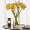 Clear Cylinder Vase Wedding Party Dining Table Centerpiece Decoration Hydroponic Flower Holder Transparent Container 2