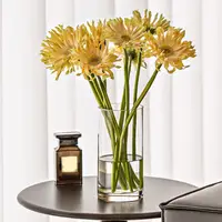 Clear Cylinder Vase Wedding Party Dining Table Centerpiece Decoration Hydroponic Flower Holder Transparent Container 2