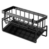 Kitchen Sink Drain Rack Organizer Stainless Steel Self-draining Sink Shelf Soap Sponge Holder Dishcloth Towel Rack filter basket 6