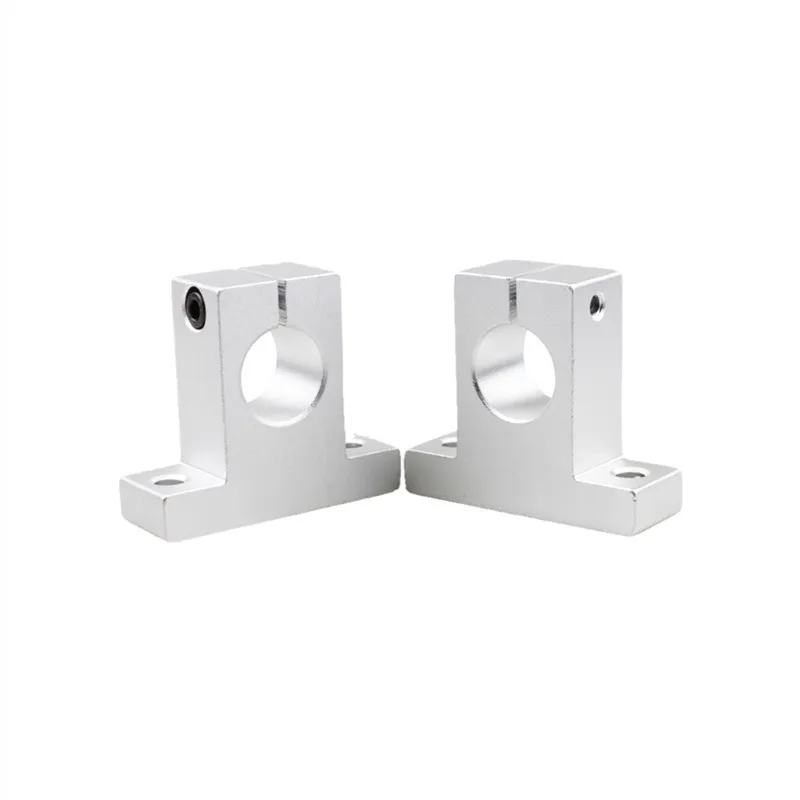 Asse Ottico Lineare Sk Supporto Verticale Telaio In Lega Di Alluminio Supporto Asta Lucidato Sk8 10 12 13 16 20 25 30 35 40 50 60Mm