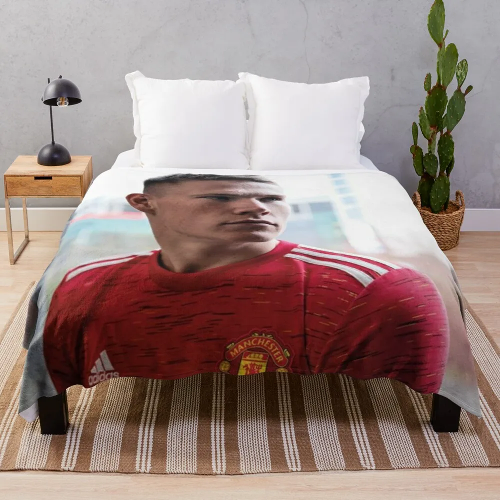 

Wallpaper Scott McTominay art Throw Blanket Moving Blanket Sofas