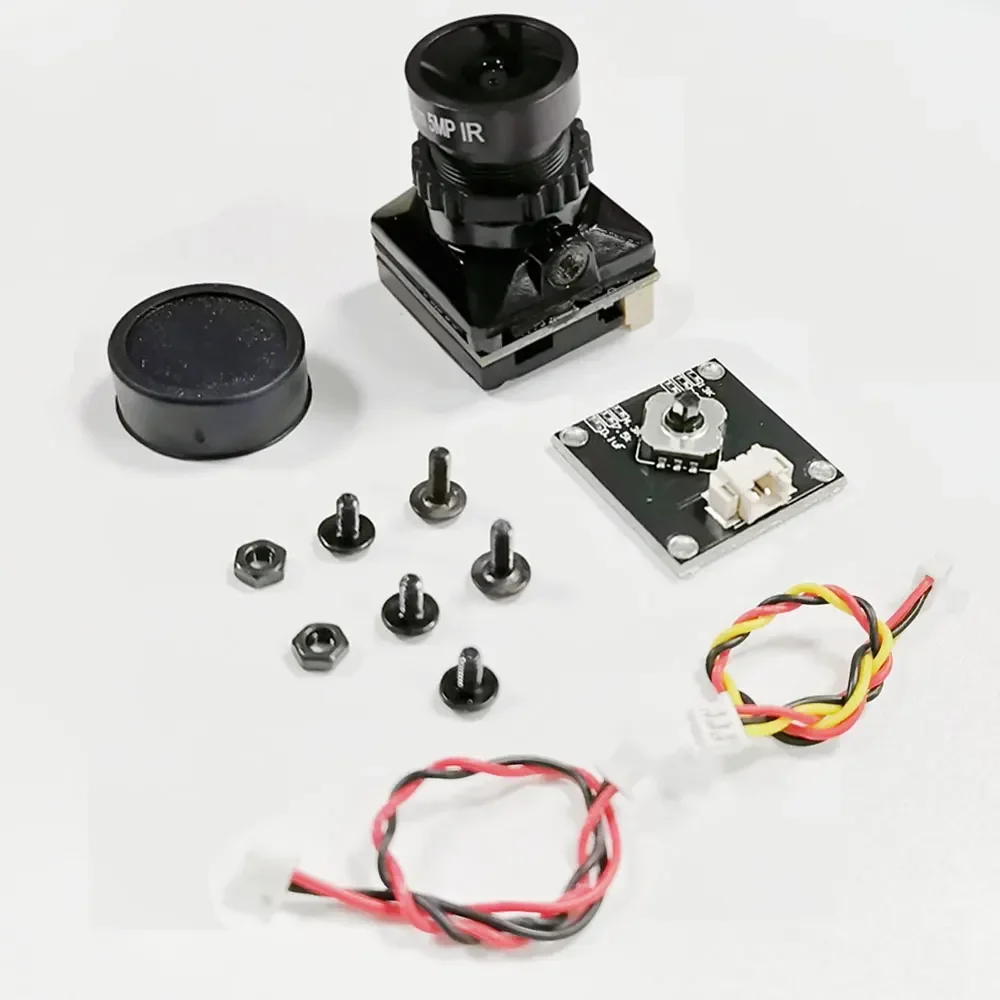 Caméra FPV 1500TVL 2.1mm Noir/Orange pour Drone