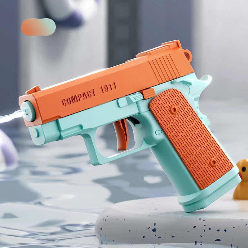 water gun 1911 shape Play Water Water Gun Manual operation running fire water gun Outdoor Water Children Festival birthday Gift 6