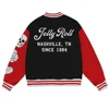 Jelly Roll Skull Baseball Jacket Men Bomber Jacket Outerwear Backroad Baptism Tour Merch Baseball Uniform Casual Tracksuit 3