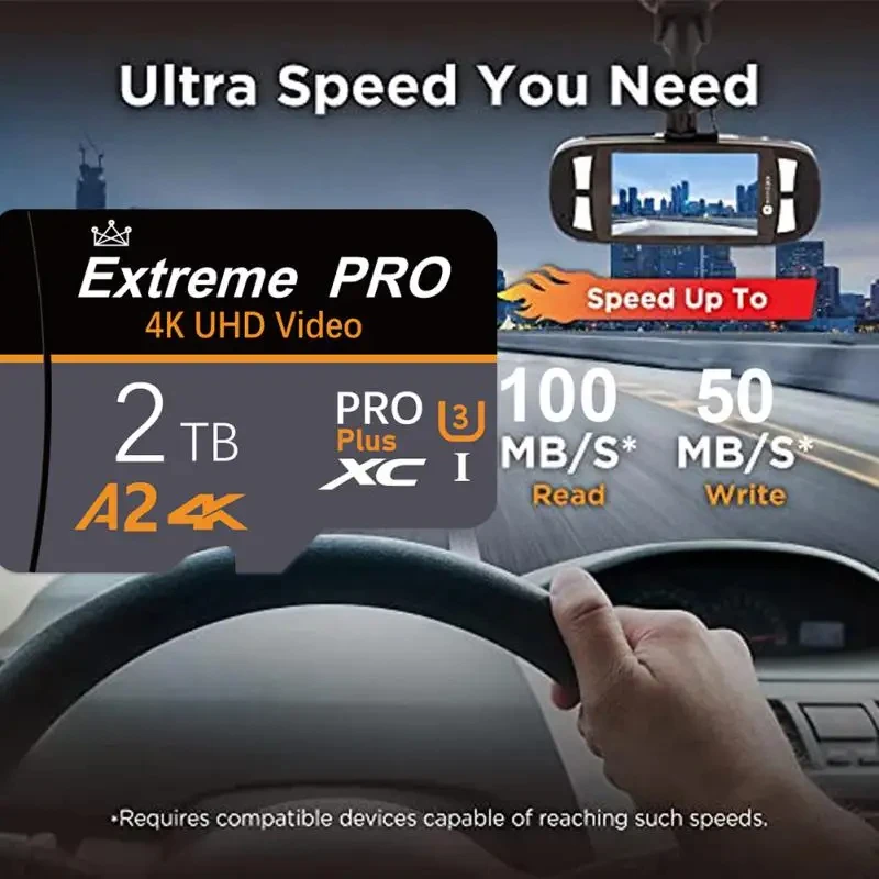 

Memory Card 2TB 1TB Micro TF SD 512GB High Speed SD Card 256GB 128GB Class10 V30 SD Card IPX6 Waterproof For Smartphones Cameras
