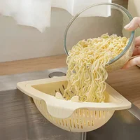 Panier de vidange d'évier de cuisine avec poignée, filtre à scories alimentaires, processeur de résidus, accessoire essentiel pour nettoyer les canalisations 3