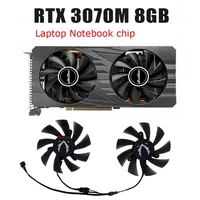 GPU Cooler,Video Card Cooling Fan,2Pcs/Set,XY-D09015B,For JIESHUO Notebook Laptop Chip RTX 3070M 8G rtx3070TiM 3070TiM 8GB - Image 2
