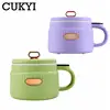 Portable Intelligent Rice cooker Electric skillet Noodles boiling cup hotpot soup stewer Ceramic liner for Dormitory Travel EUUS 2