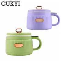 Portable Intelligent Rice cooker Electric skillet Noodles boiling cup hotpot soup stewer Ceramic liner for Dormitory Travel EUUS 2